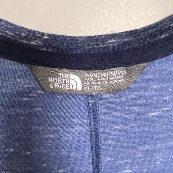 North Face Two-tone Blue Sleeveless Racerback Tank Size XL - Picture 2 of 9